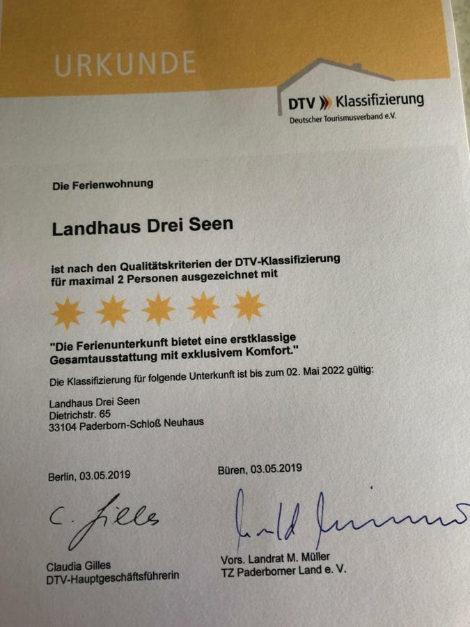 Landhaus Drei Seenパーダーボルン エクステリア 写真